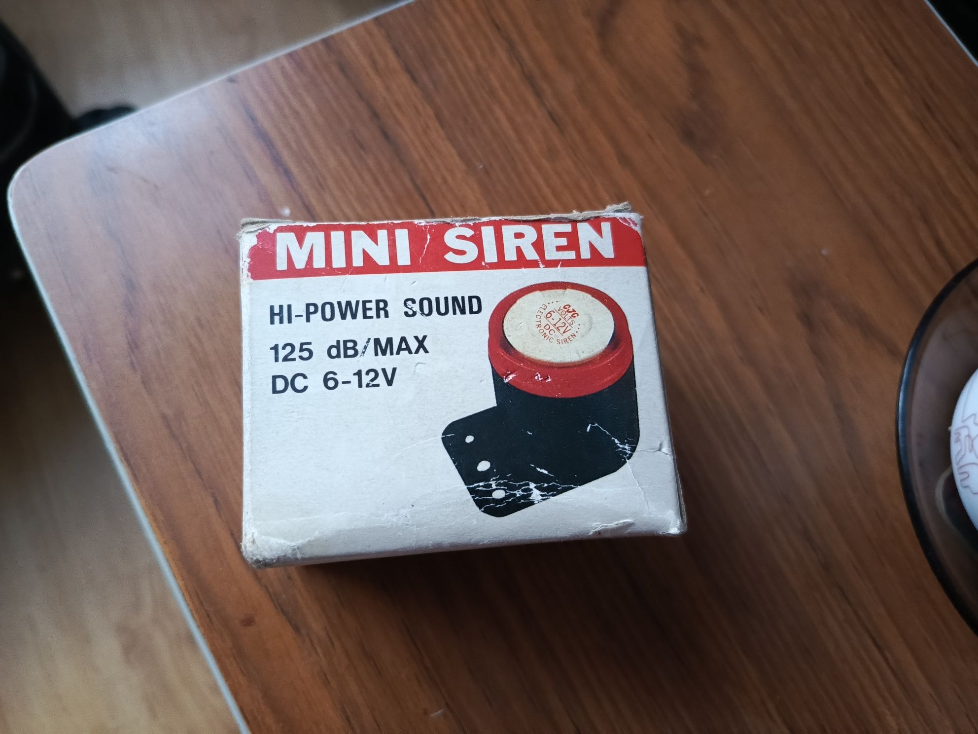 Tajwan: nowa mini syrena alarmowa HI-Power Sound/DC 6-12V/125 dB/MAX
