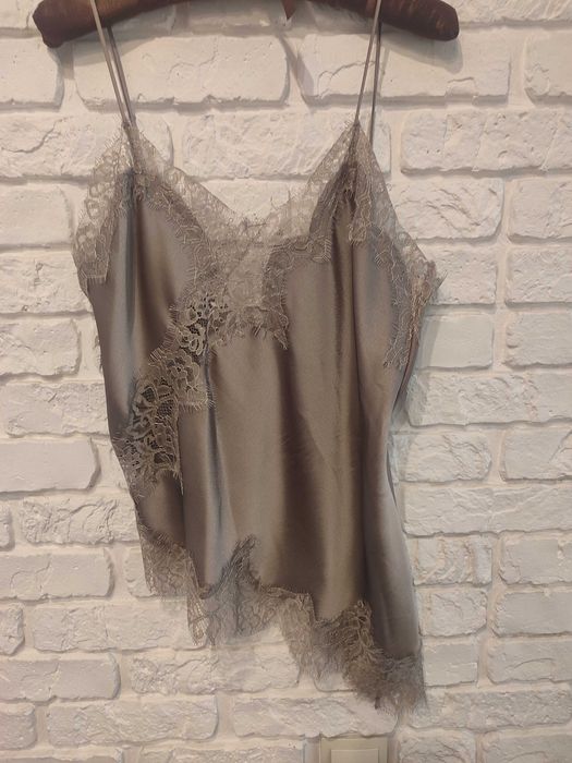 Майка топ zara в білизняному стилі