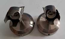 Kinkiet metalowy lampa halogenowa halogen srebrne 2 szt.