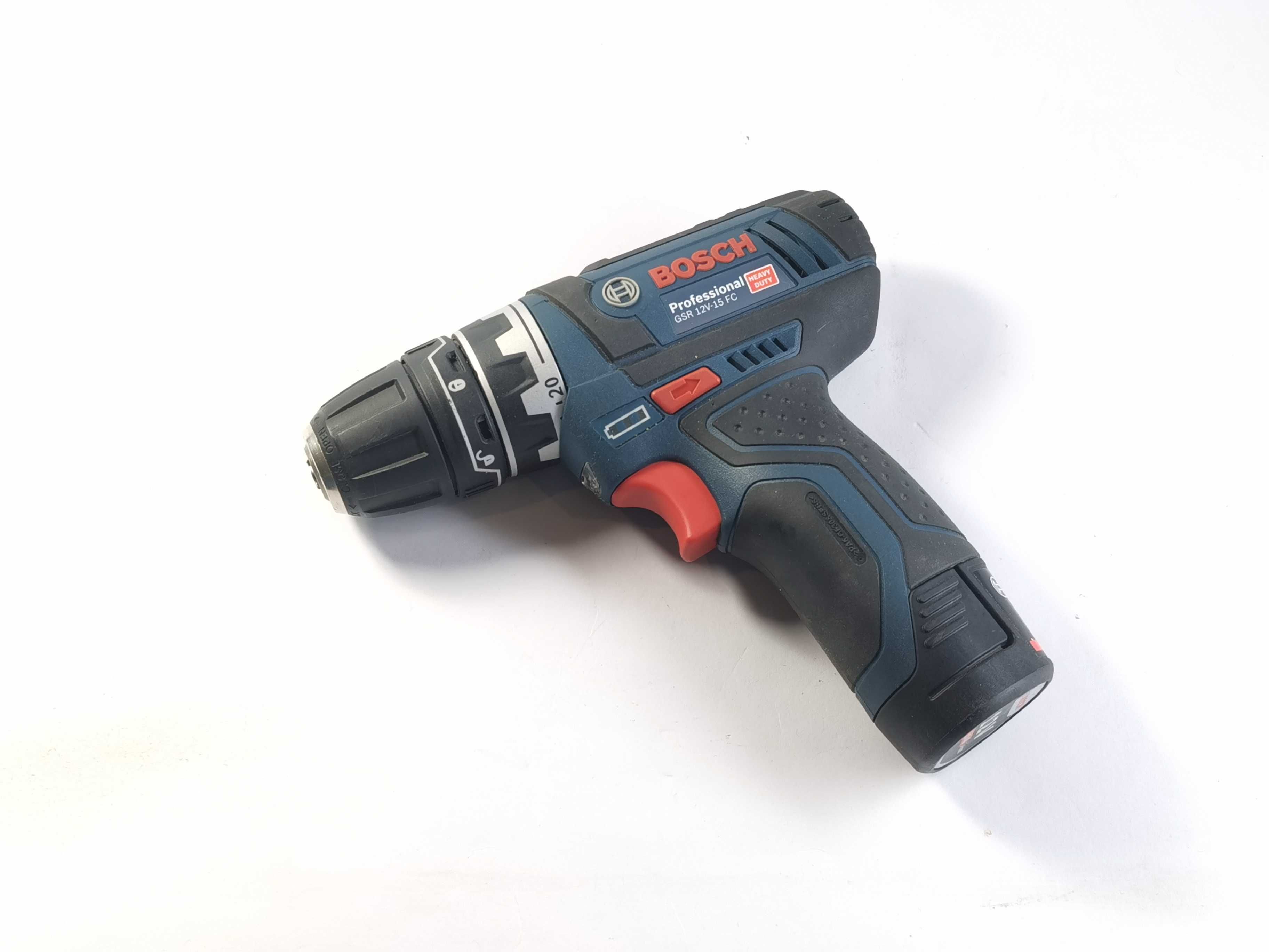 wkrętarka BOSCH GSR 12V-15 FC PRO jak nowa komplet 2 baterie K18.pl