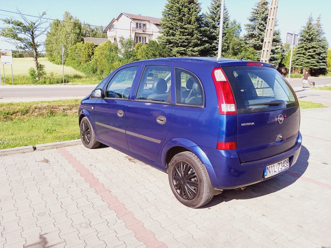 Meriva 1.6 piękny kolor,nowy rozrząd i klima