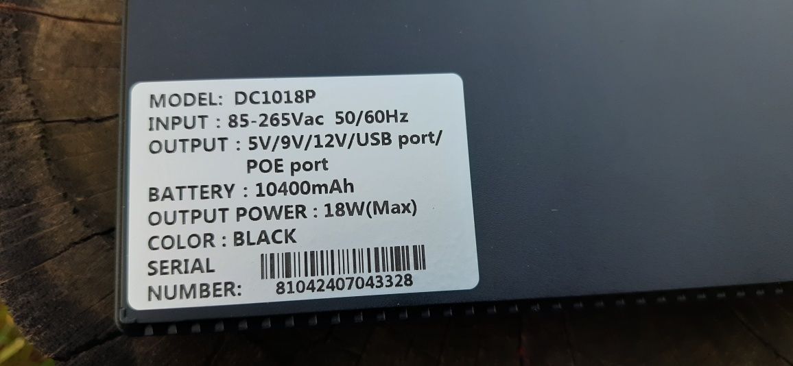 UPS ДБЖ . Безперебійне джерело живлення  DC1018P