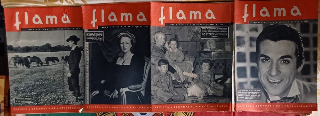 Revistas Flama de 1950 a 1954