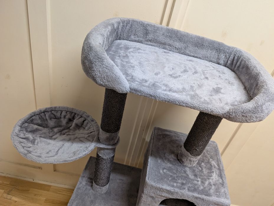 Nox Drapak dla Kota Ciemnoszary 95x42x135cm Używany DUŻY