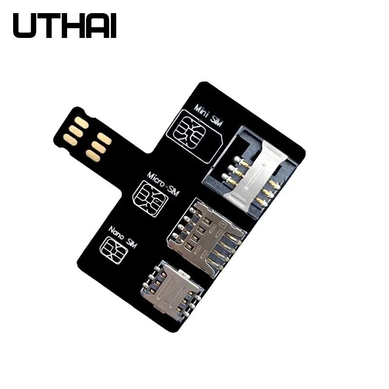 UTHAI T10 для iPhone SIM-карты 4 в 1 внешний слот для карт адапт