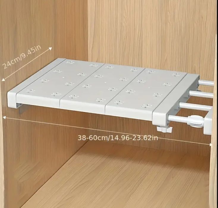 Półka rozporowa organizer do szafy 24x38-60