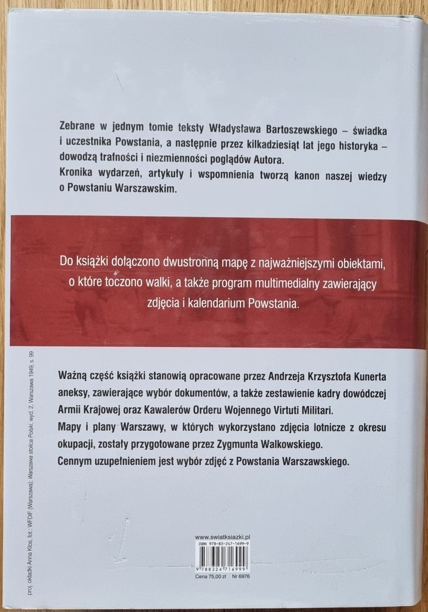 POWSTANIE WARSZAWSKIE. Władysław Bartoszewski. Nowa