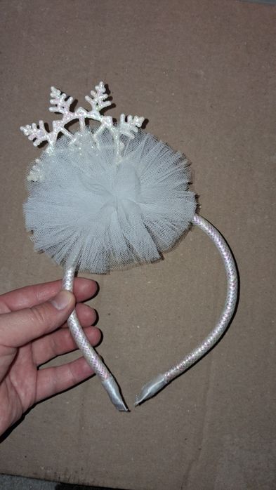 Обруч сніжинки на новий рік
