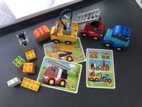 Lego 10816 duplo  pojazdy klocki auta