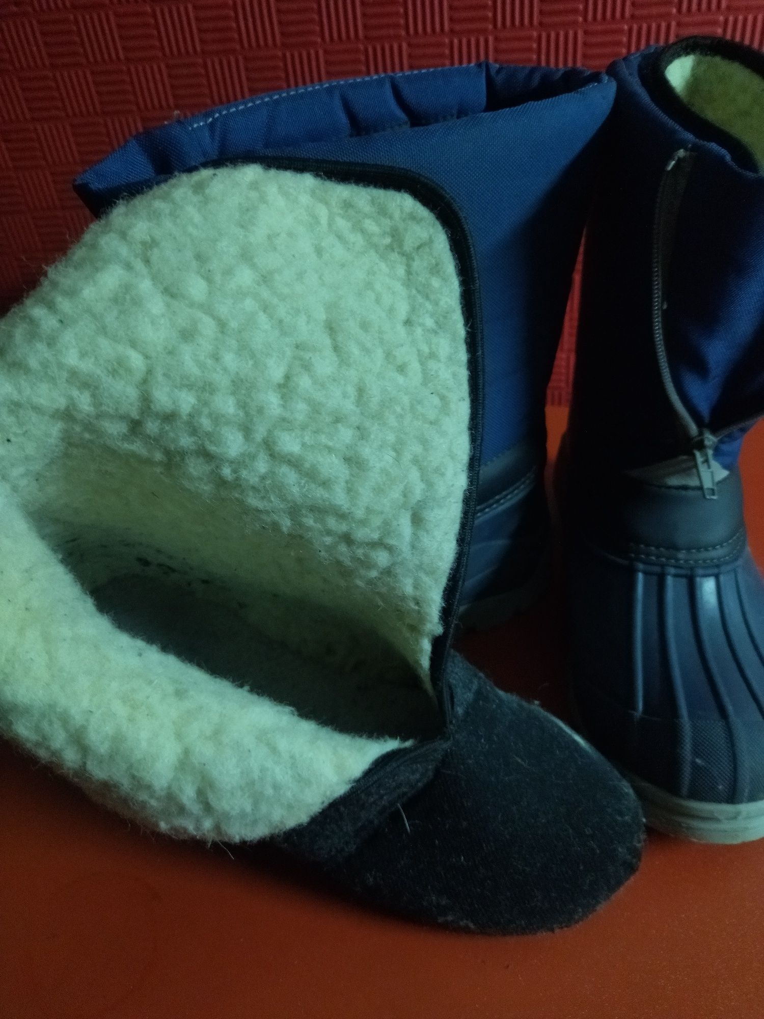 Зимові резинові чоботи сапоги demar 33-36