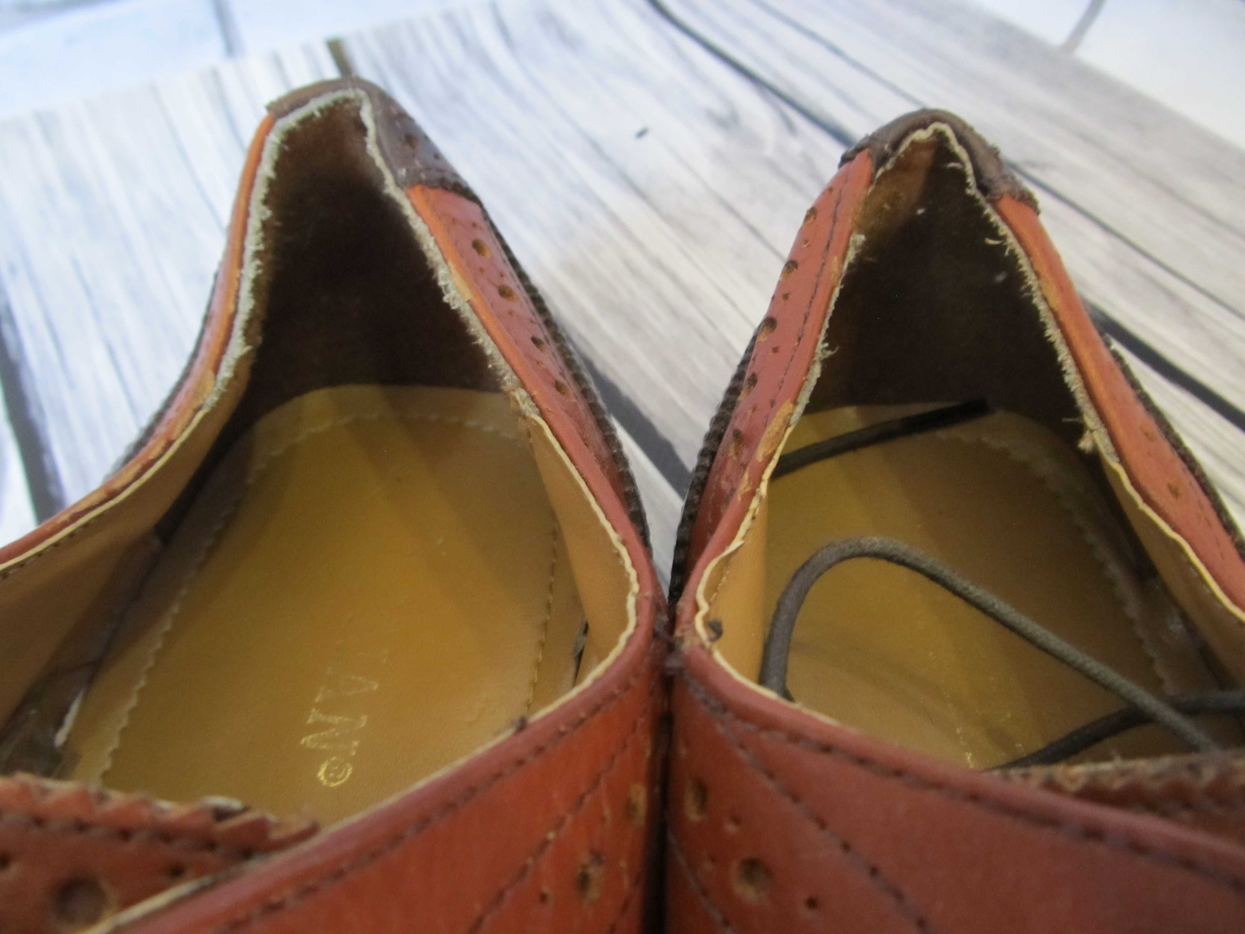 Кожаные туфли броги Topman, размер 44