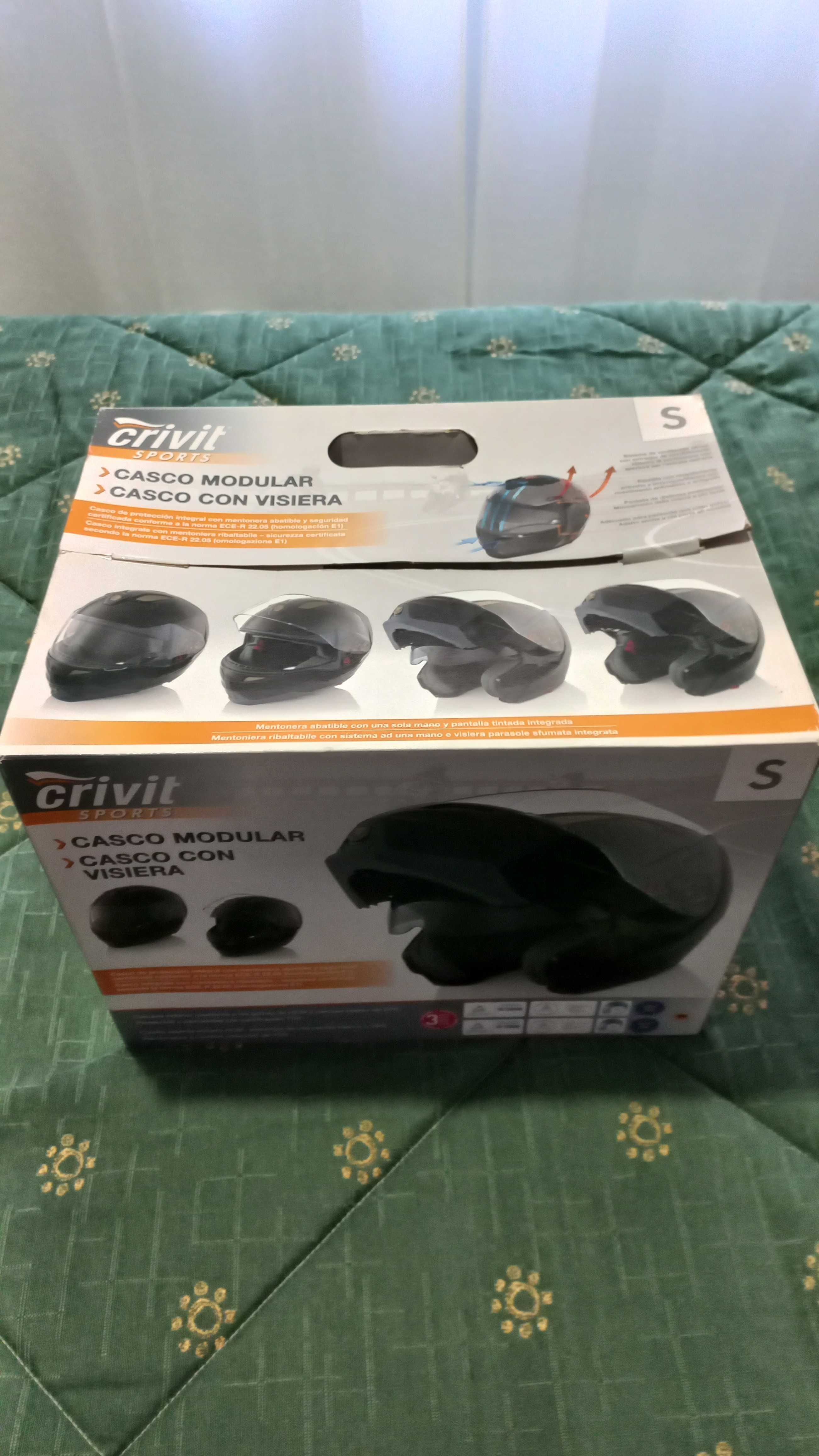 Capacete modular como novo com acessórios