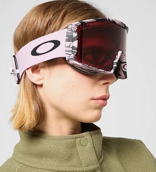 Oakley Line Miner L PRIZM Garnet – nowe gogle narciarskie komplet
