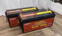 Акумуляторна батарея Sanfou LiFePO4 25.6V 100Ah (2.56 кВт·год)