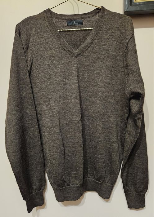 Sweter męski  100% wełna merynosa S jak nowy