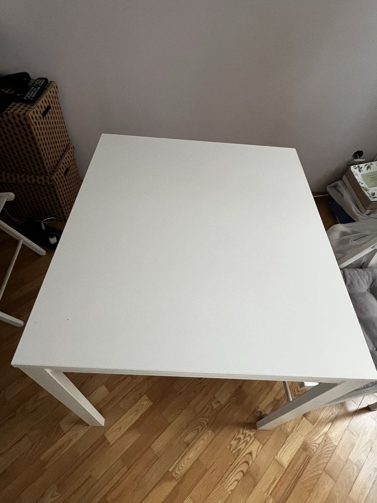 Stól rozkladany biały Ikea