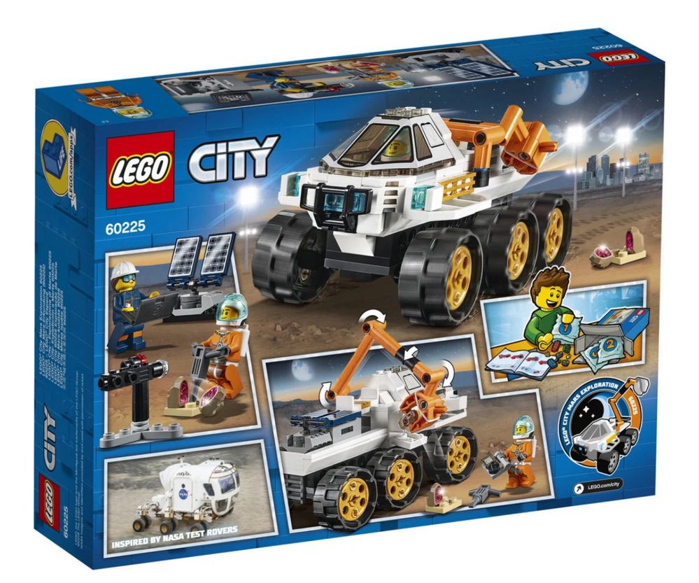 LEGO City, klocki Jazda próbna łazikiem, 60225