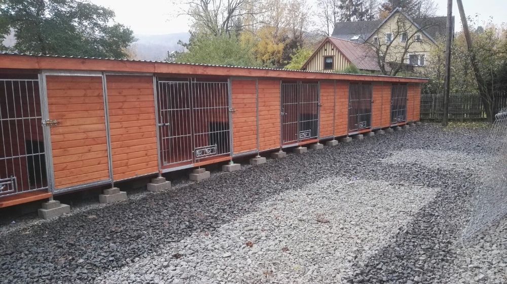 Kojec dla psa szeregowy 12m x 2m box4dog