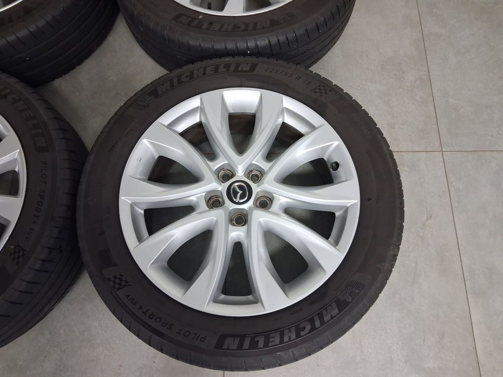 Komplet kół letnich 225/55 R19 5x114,3 Mazda CX-5 CX-3 Michelin