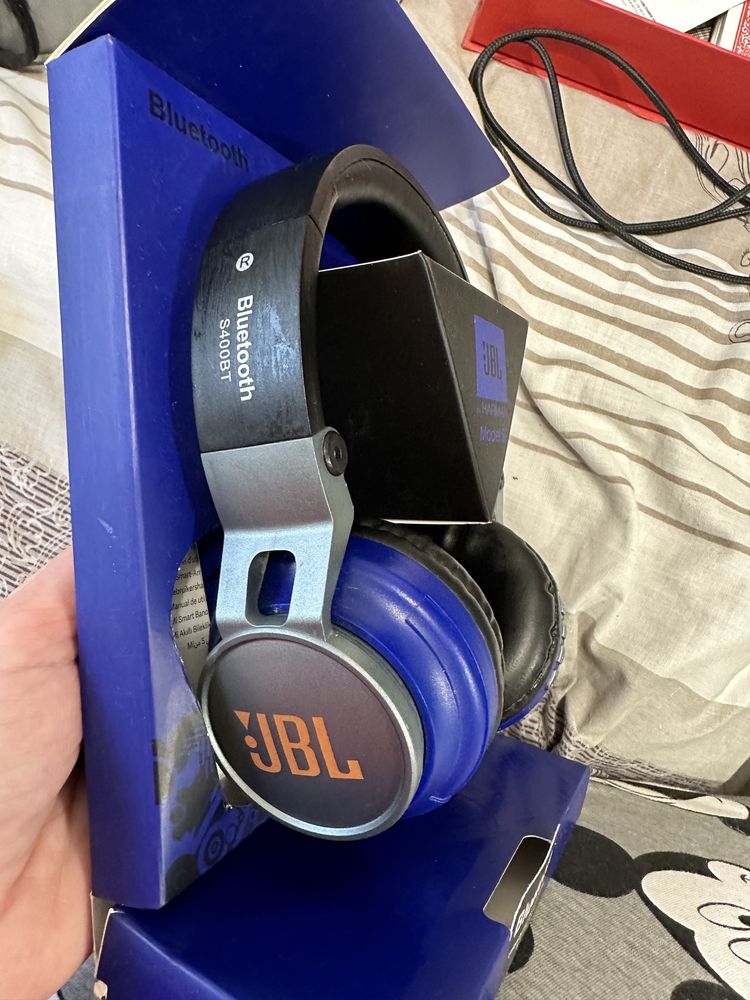 Бездротові навушники Bluetooth S400BT Синій