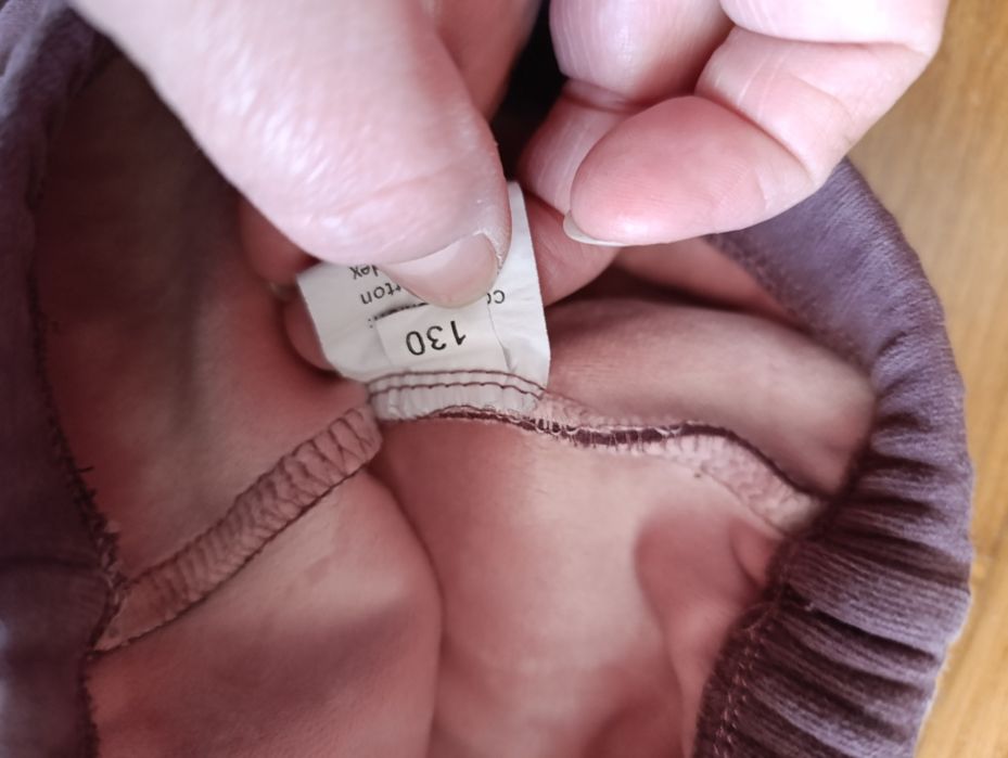 Spodnie legginsy ocieplane polarem polar 130cm