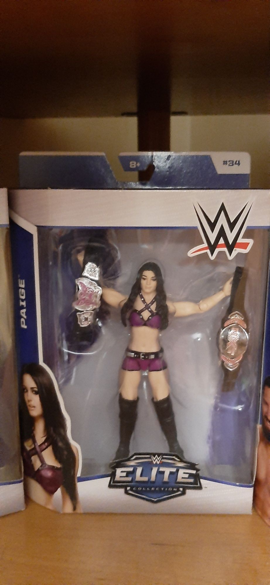 3 figuras elite wwe wrestling selados nas caixas