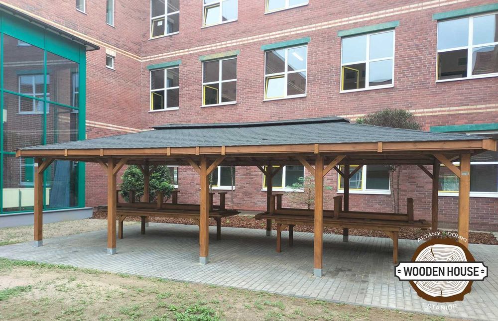 Altana Ogrodowa " Biesiadna " 8 x 4 altanki producent altanystanior.pl