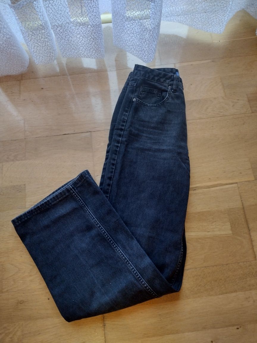 Spodnie jeansowe wide lag 34