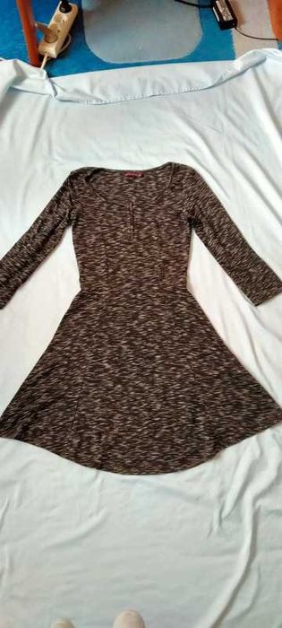 Czarna melanż sukienka Bershka S stan bardzo dobry