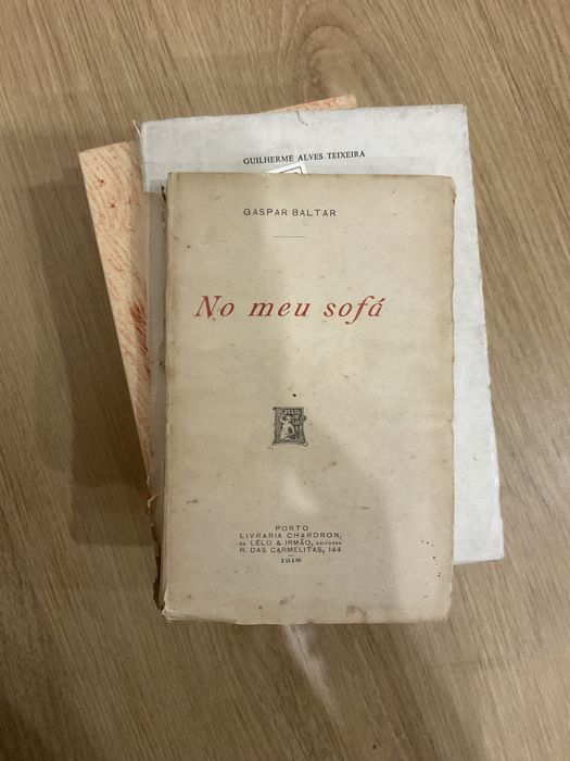 Livro raro de Gaspar Baltar - No meu sotá. Com dedicatória do autor