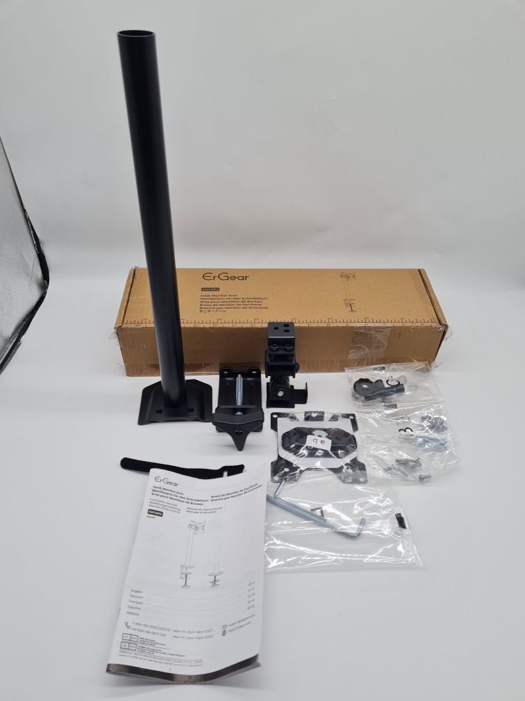 ErGear EGCM12 Pojedynczy stojak na monitor 13/32cal VESA 75X75 100X100