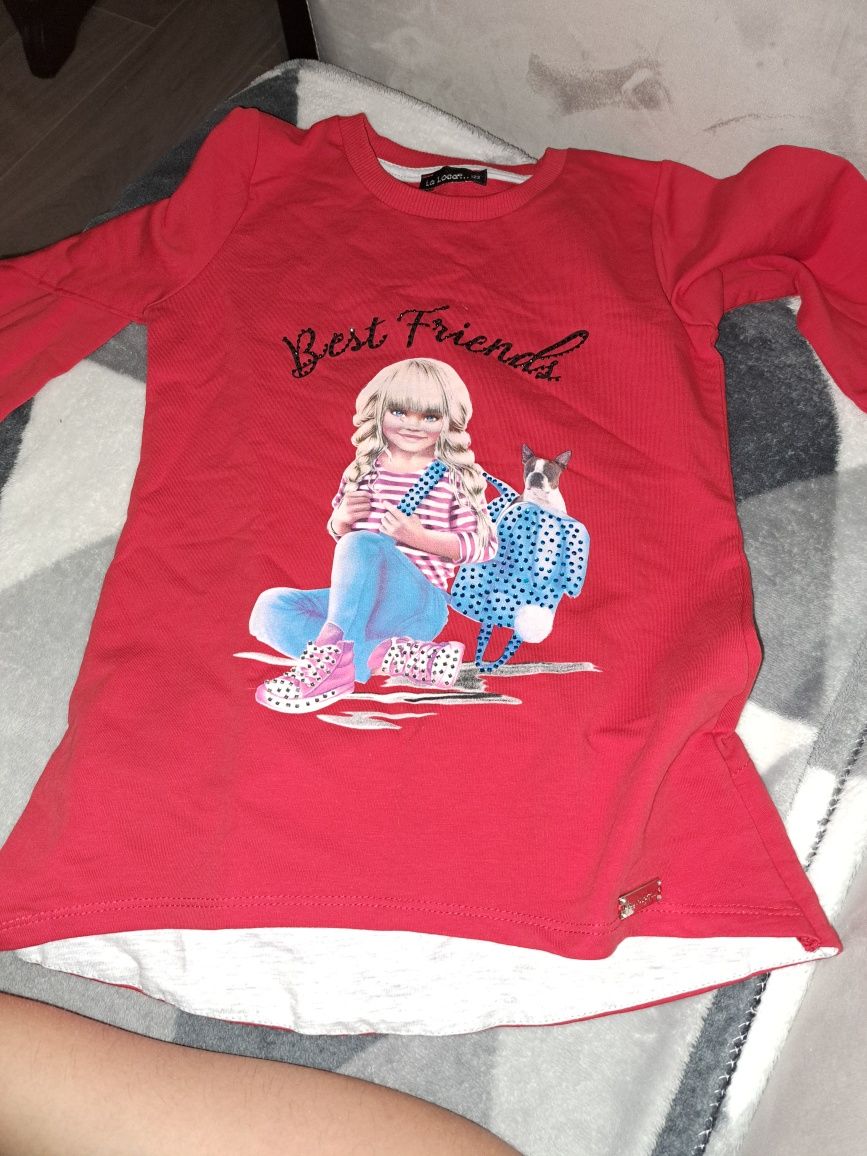 Bluzka tunika z dresòwki 122