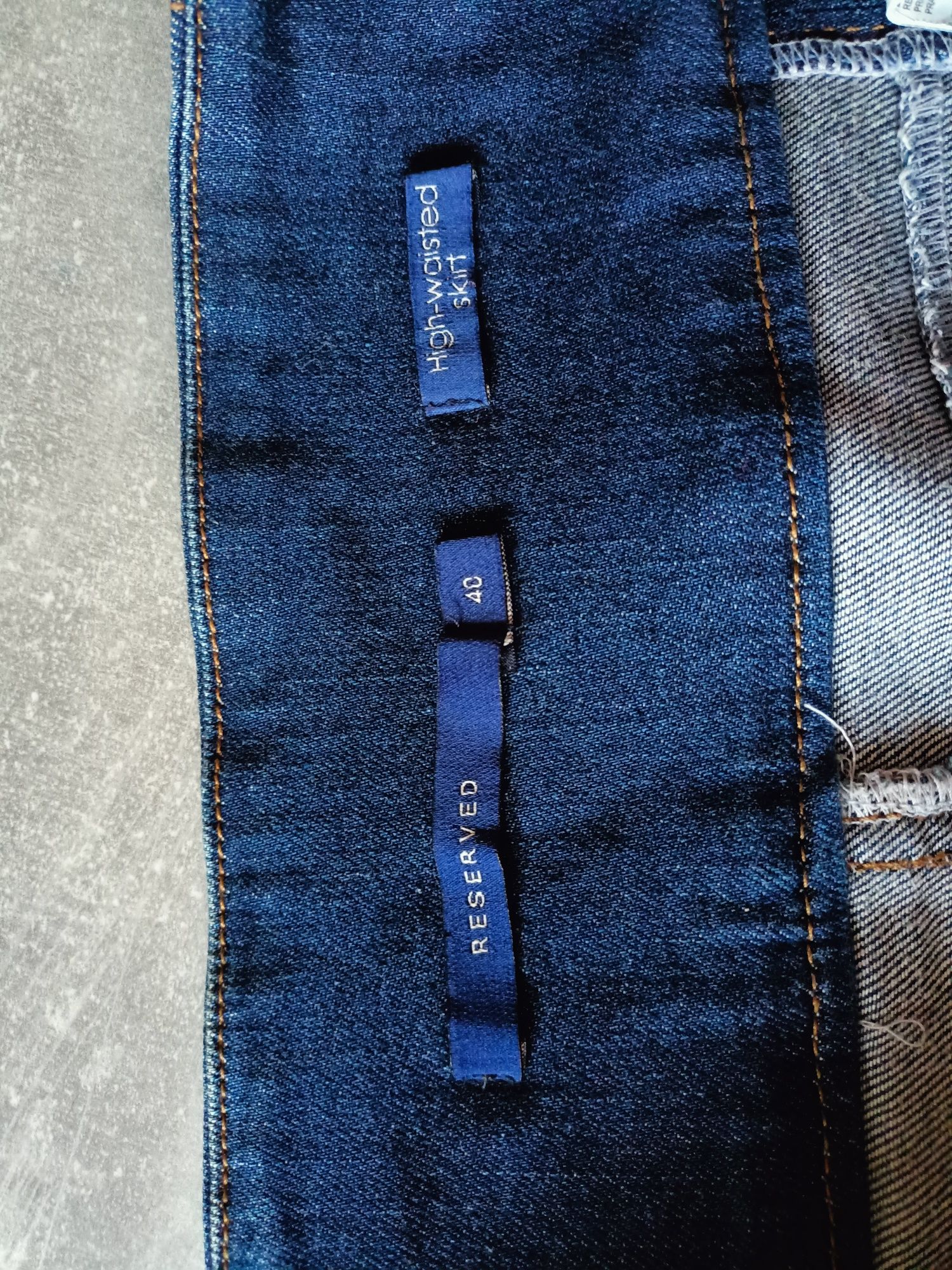 Spódnica ołówkowa jeans rozmiar 40