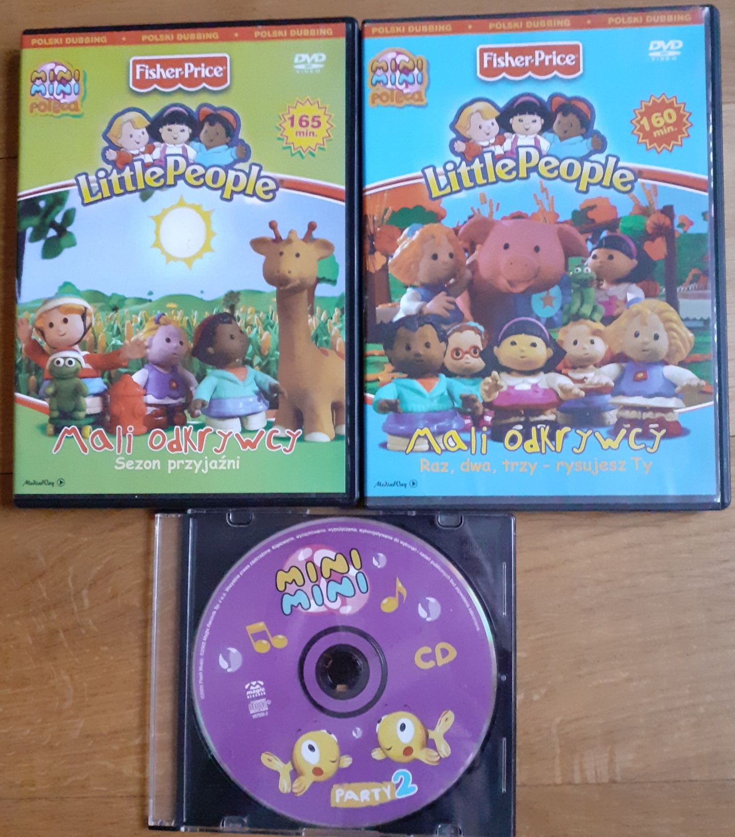 Bajki DVD Little People, Tomek, Robaczki, Agi Bagi