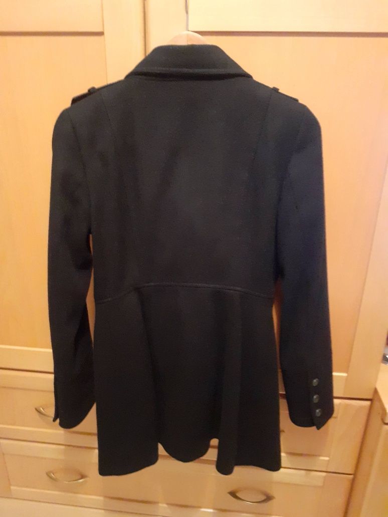 Casaco preto de fazenda ( Zara Woman ) C/ Novo