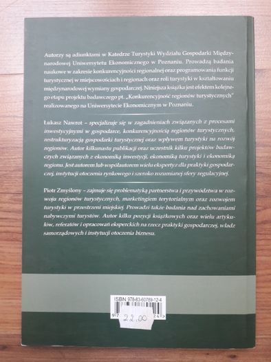 Międzynarodowa konkurencyjność regionu turystycznego Zmyślony Nawrot