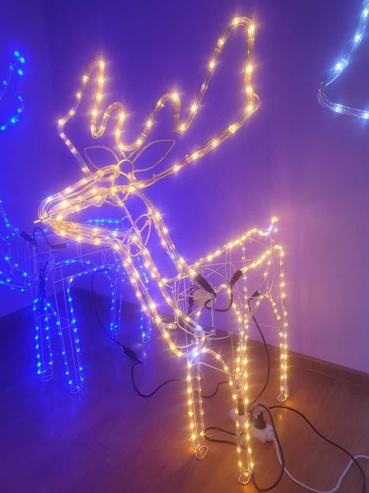 Wyprzedaż! Renifer LED XXXL z ruchomą głową w bardzo atrakcyjnej cenie