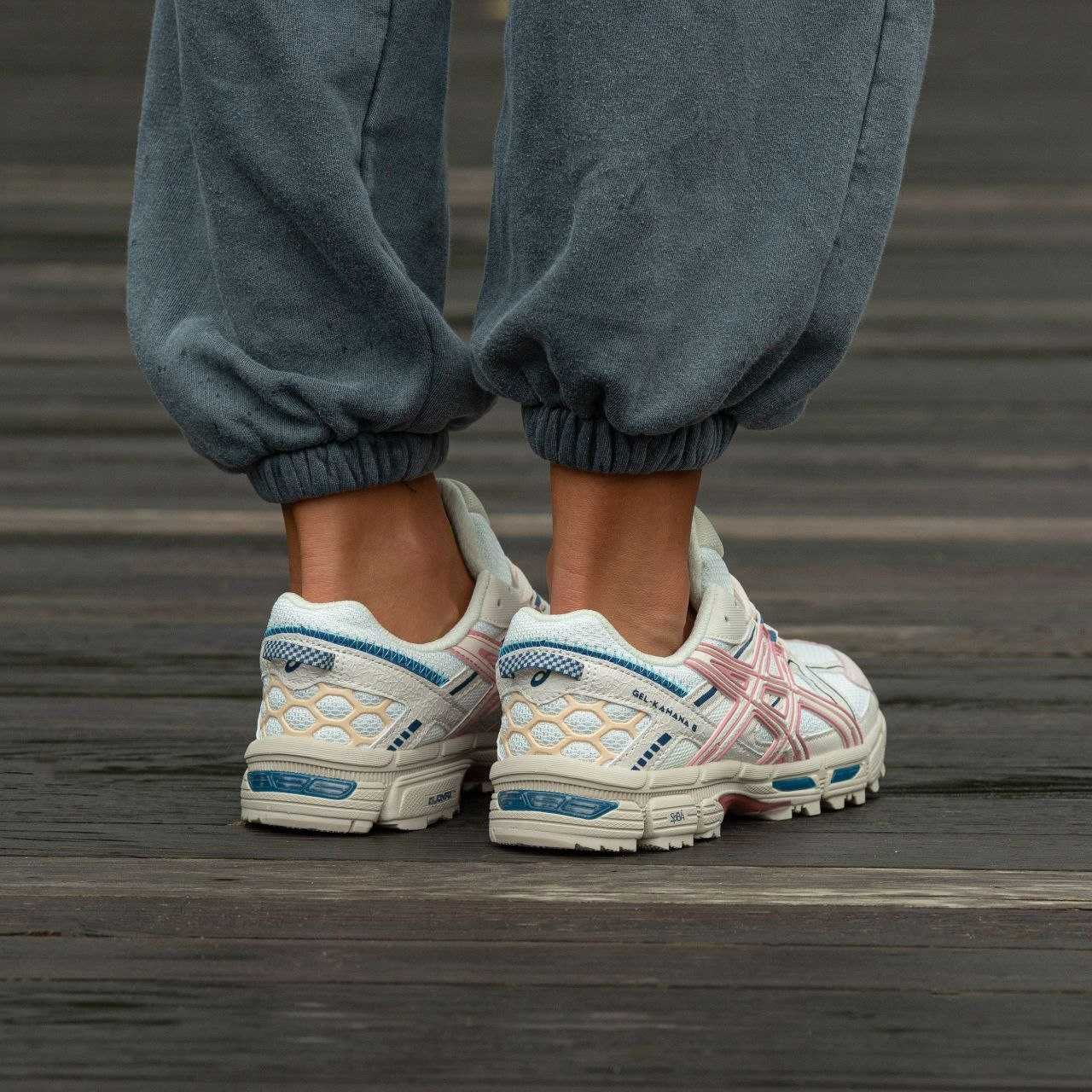 Кросівки Asics Kahana 8 White Blue Pink | Кросівки Асікс
