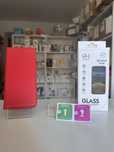 Etui Zamykane czerwone + SZKŁO hartowane do Motorola MOTO G34 5G