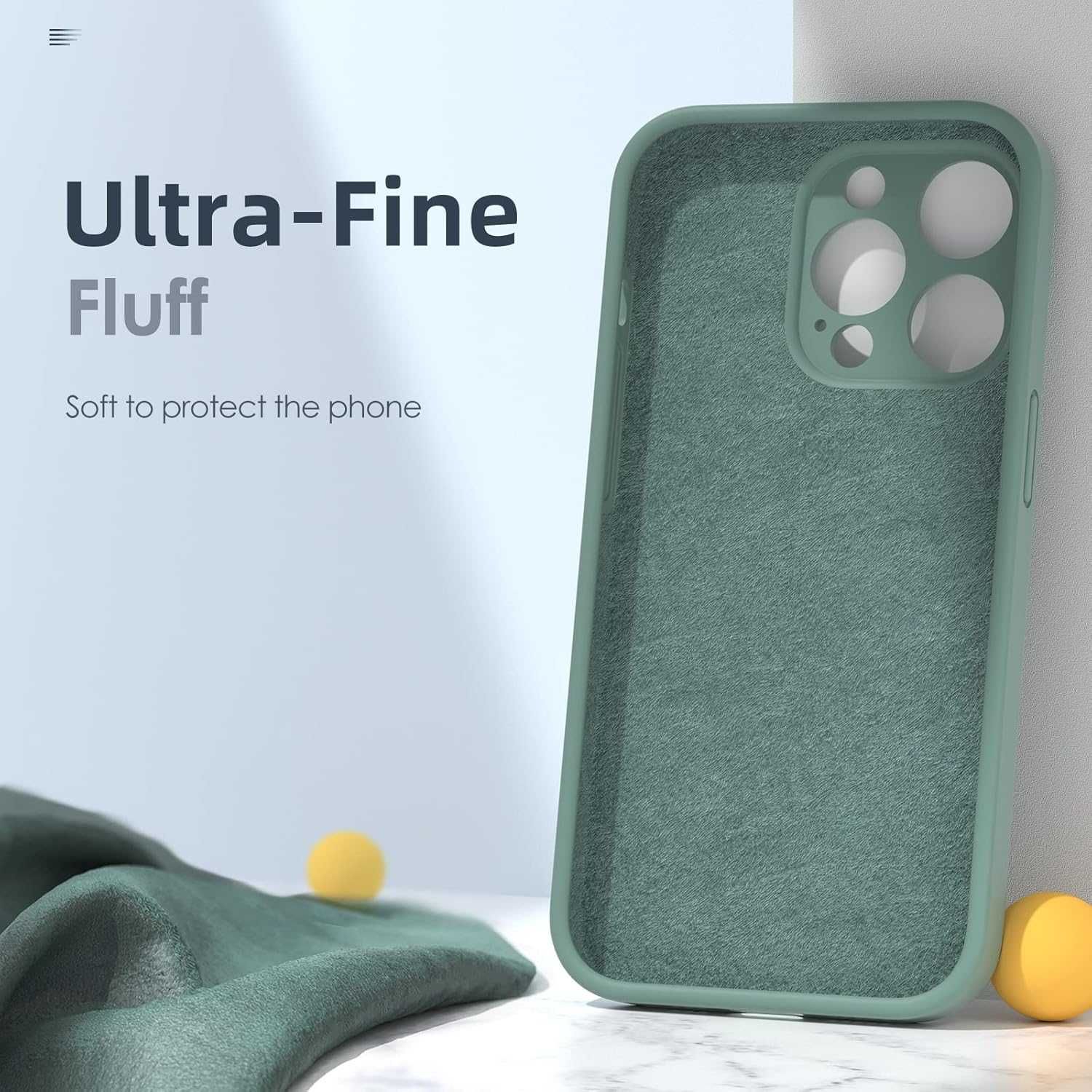 ETUI do Apple iPhone 14 PRO MAX, +szklo i stand - zielone