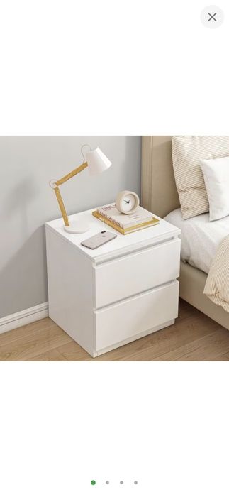 Тумбочка приліжкова (Г30/Ш32/В41) (БІЛА)