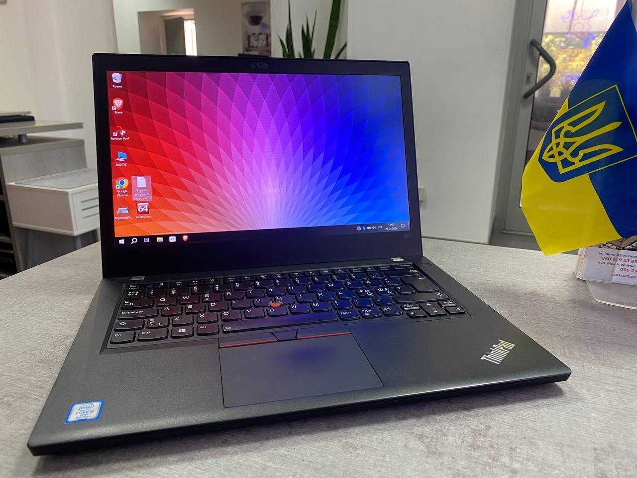 Сенсорний ноутбук LENOVO THINKPAD T480 INTEL CORE I5-8350U 8 GB  256