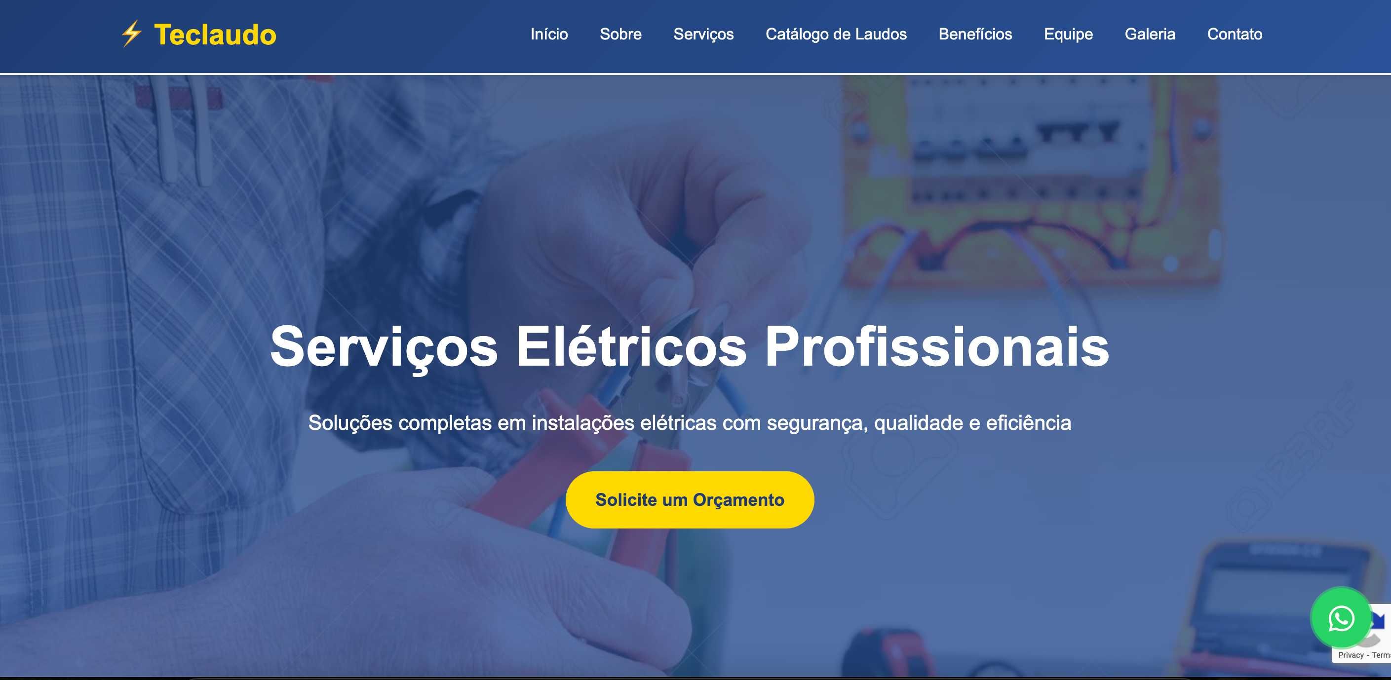 Crio site ou página da sua empresa – rápido e acessível