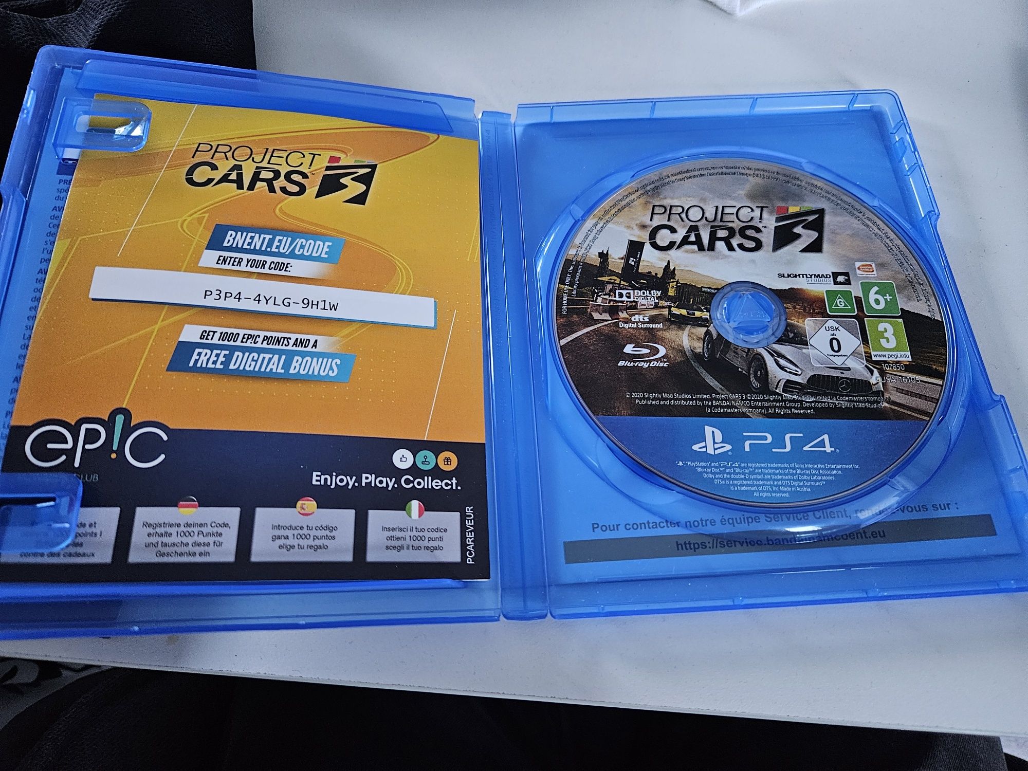 PROJECT CARS 3 na PS4 odbior osobisty Swarzędz