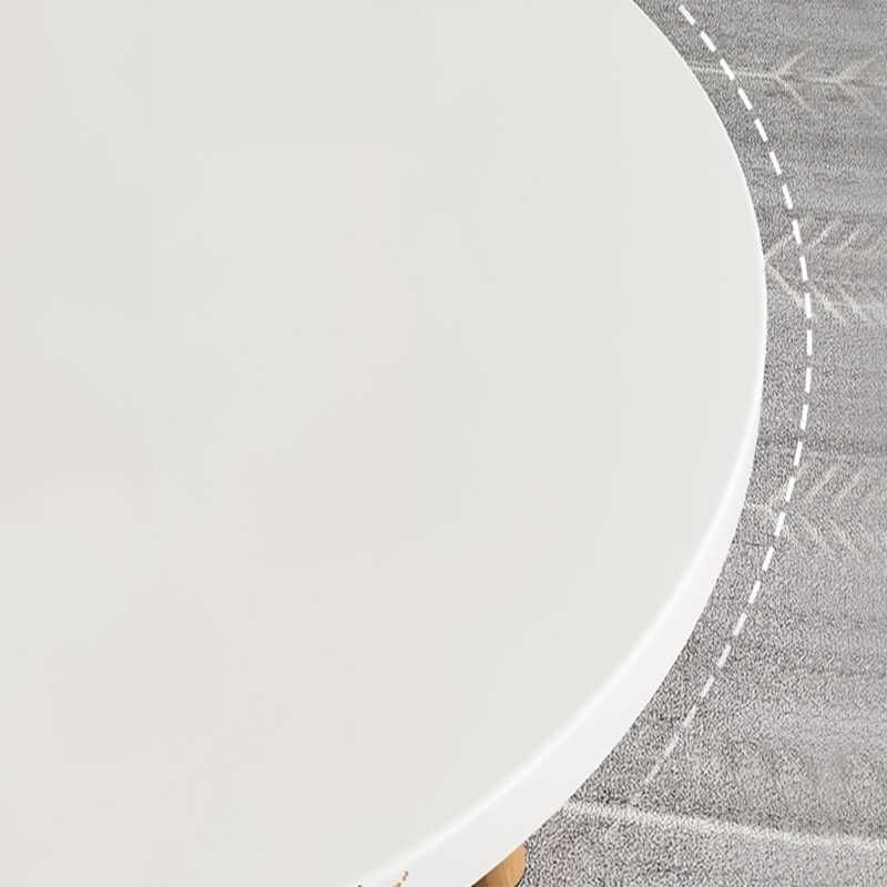 Stolik kawowy biały styl skandynawski ława stół owalny do salonu