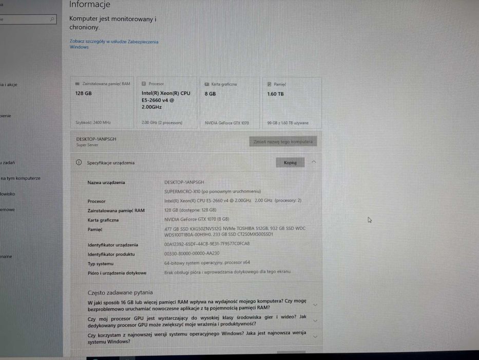 Stacja robocza 28 rdzeni do 3ds Max dla Corona renderera