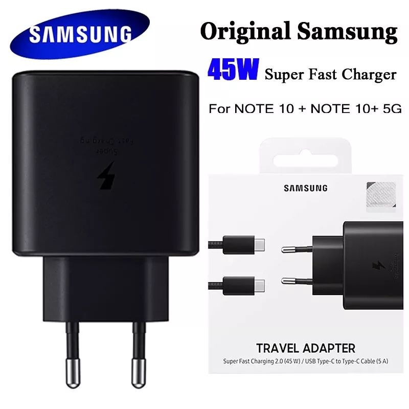 Carregador Samsung 45W + Cabo USB-C [Original - NOVO]