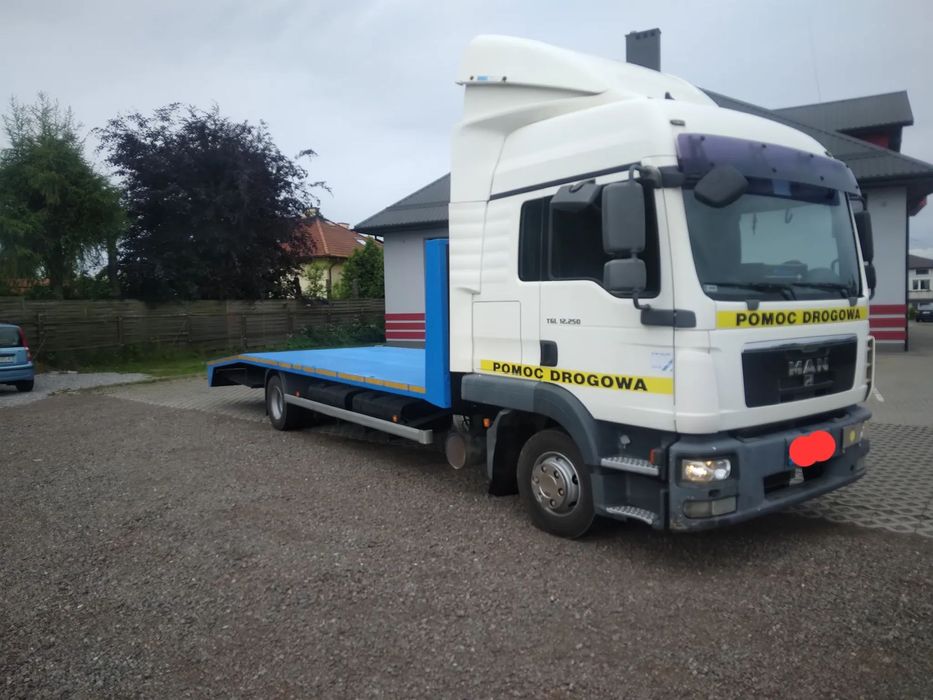 MAN Tgl 12 250 pomoc drogowa pojazd specialny autolaweta