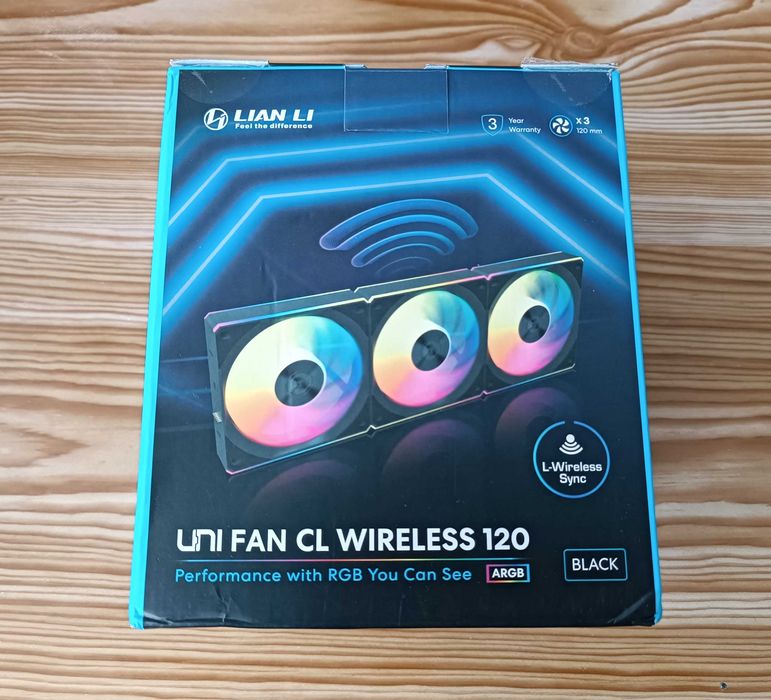 НОВЫЙ Набор вентиляторов Lian Li Uni Fan CL Wireless Black 120 3 in 1