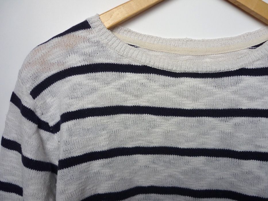 Sweterek w paski 158/164 H&M